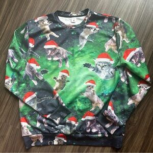 NEW Cat Ugly Christmas Sweater